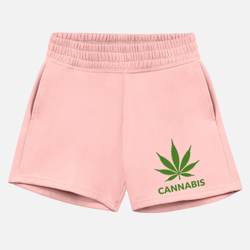 Cannabis Hemp Leaf Statement Green Look