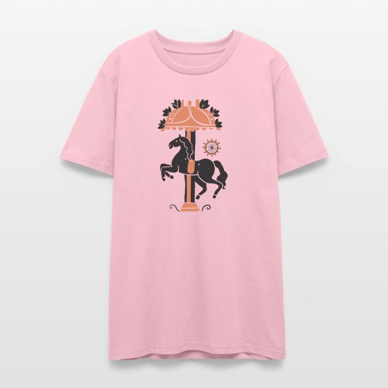 Carousel Horse Design Vector 2 Colors