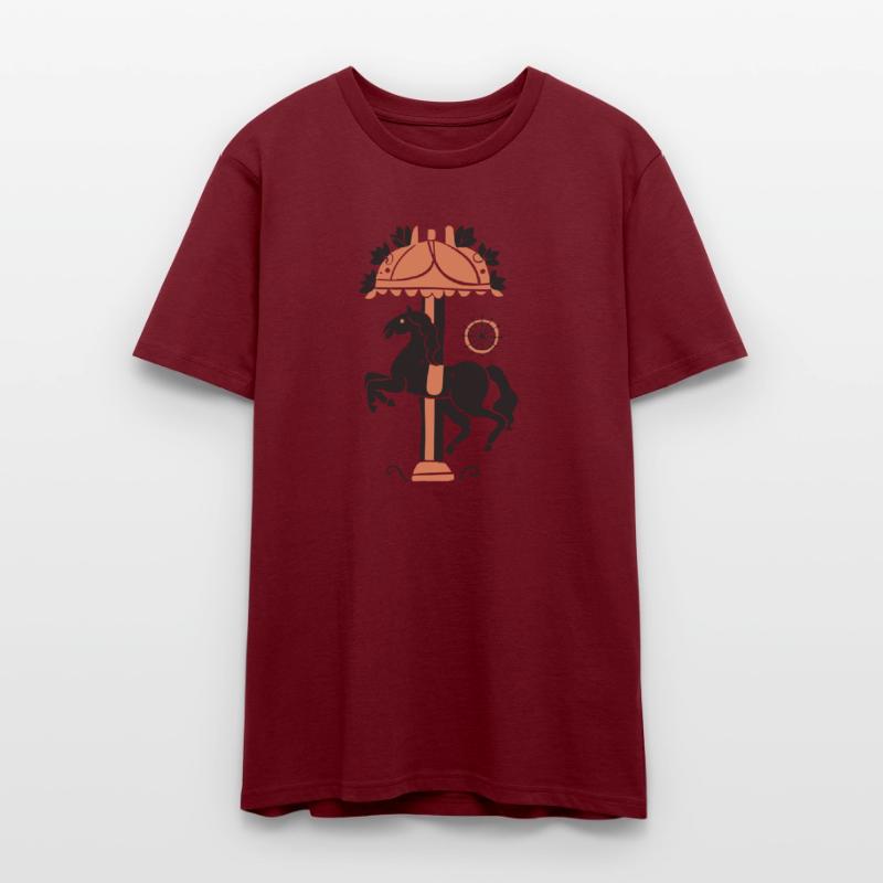 Carousel Horse Design Vector 2 Colors