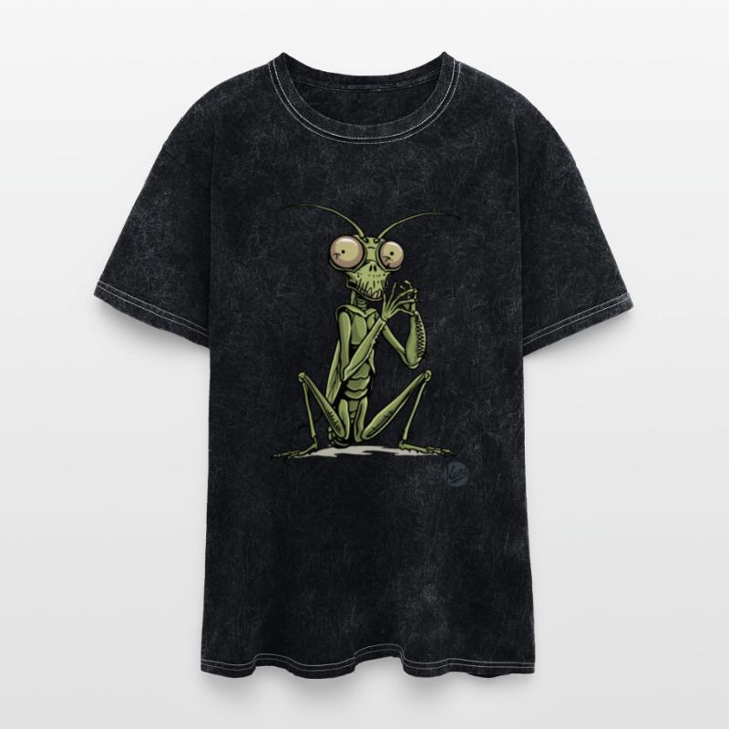 Caught in the Act - Sitting Praying Mantis