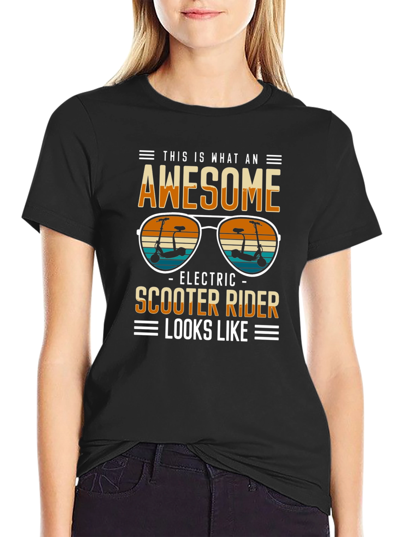 Awesome Electric Scooter Rider T-Shirt