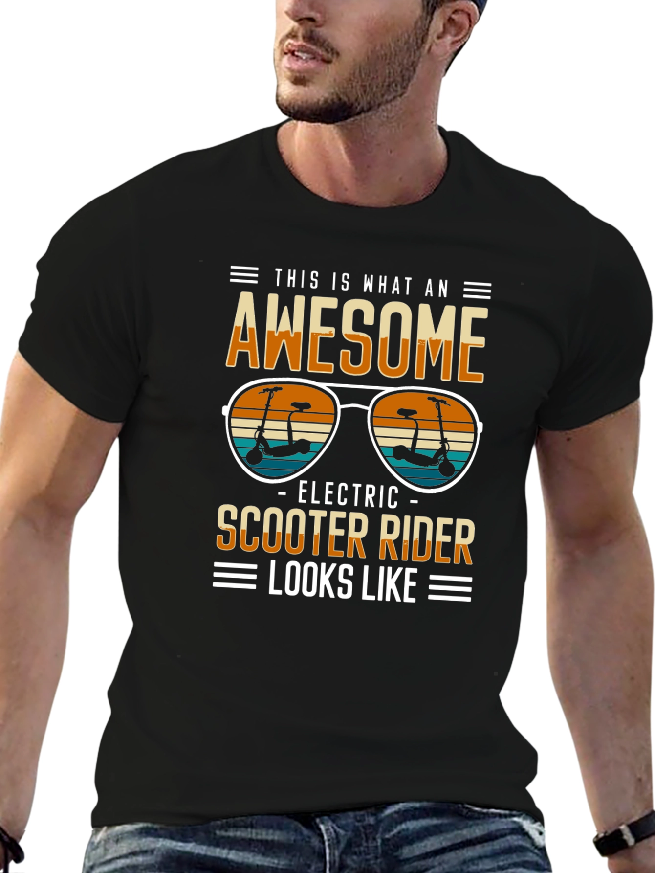 Awesome Electric Scooter Rider T-Shirt