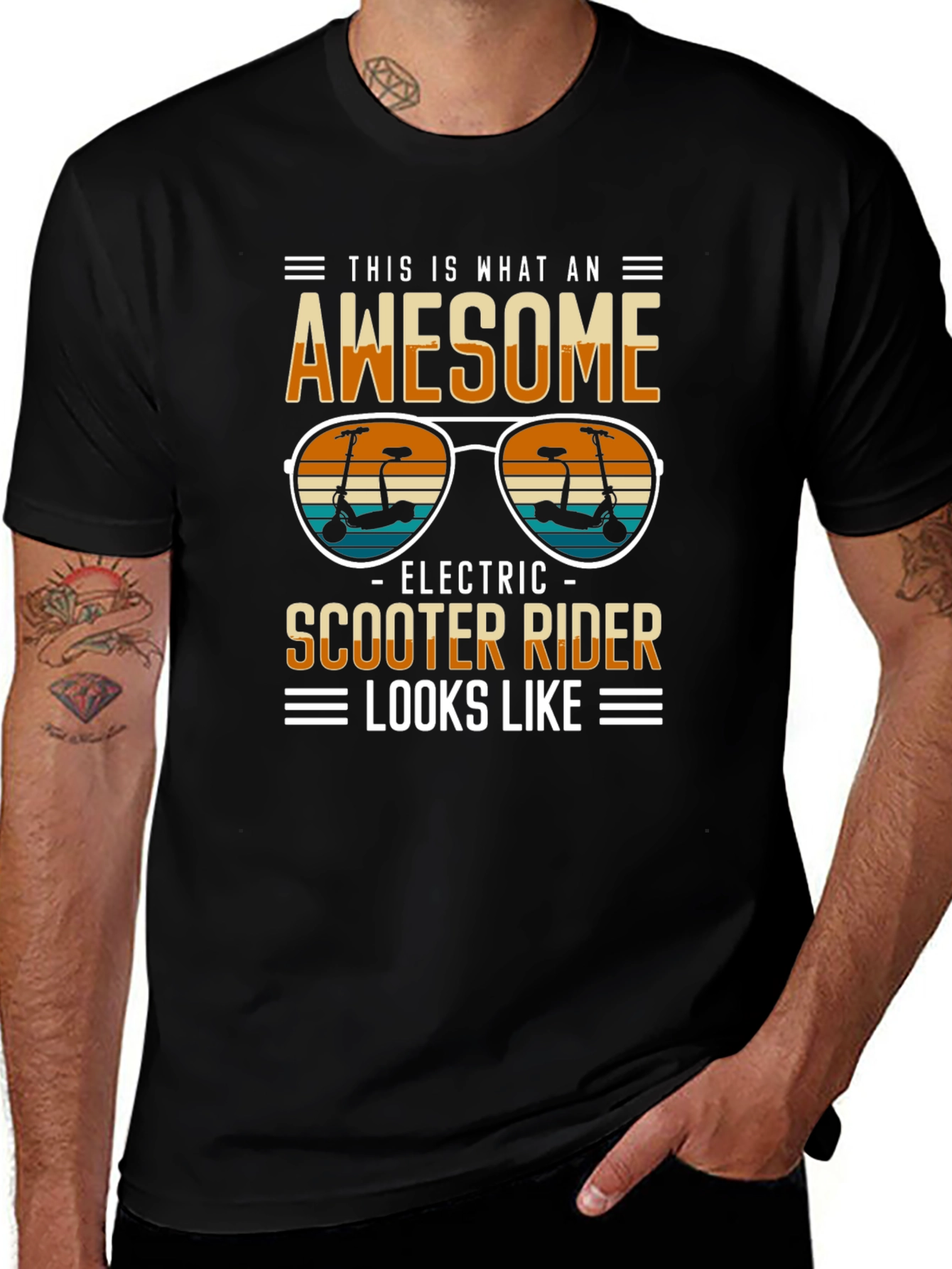 Awesome Electric Scooter Rider T-Shirt