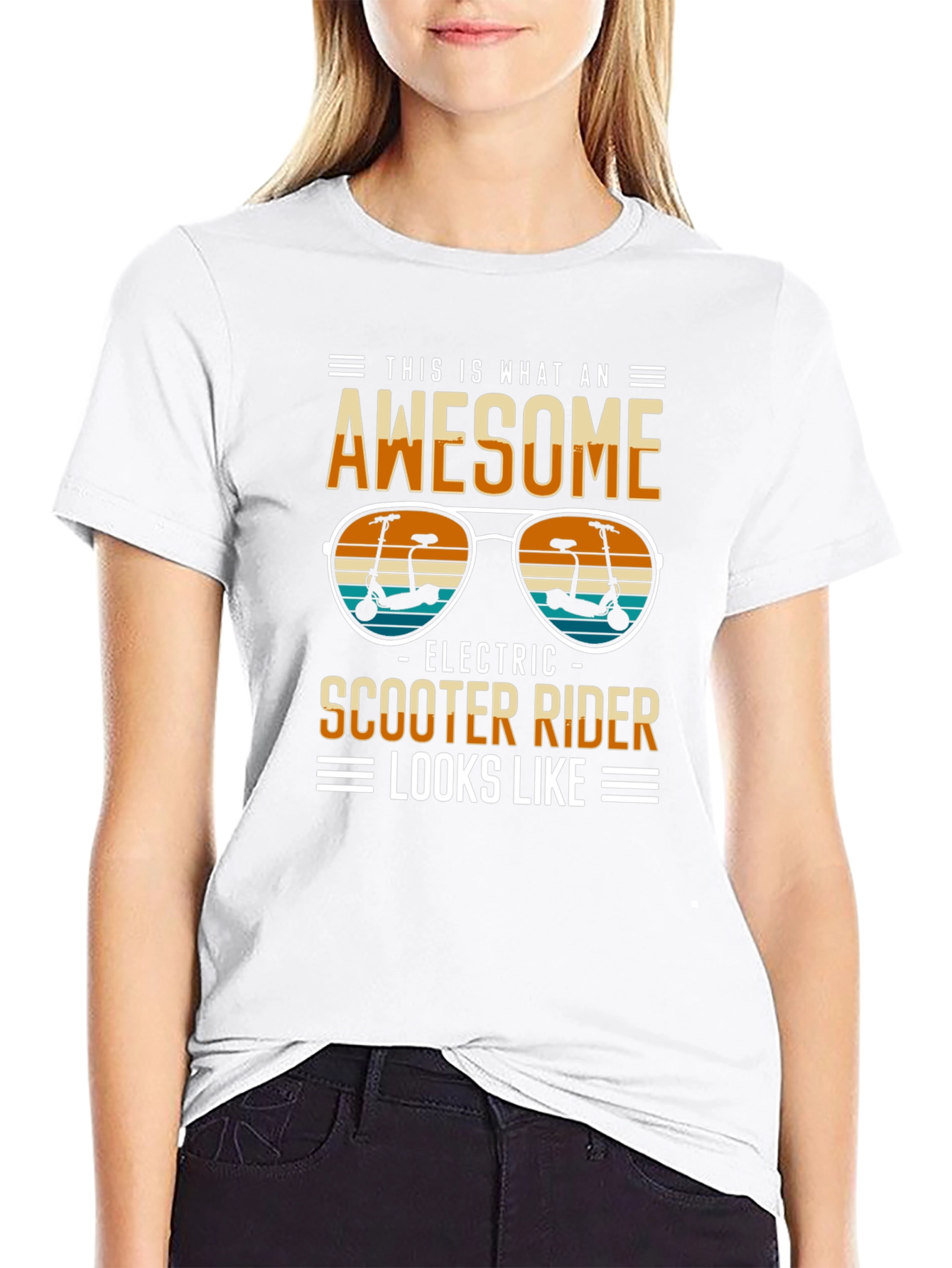 Awesome Electric Scooter Rider T-Shirt