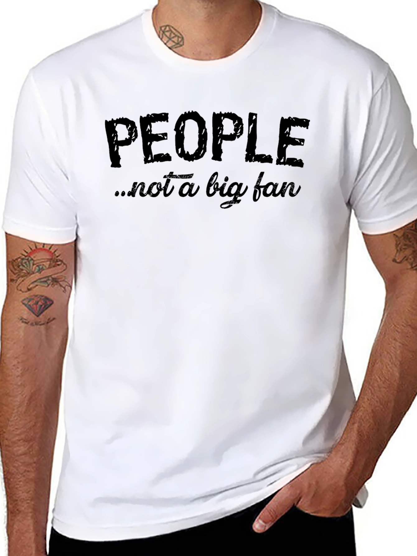 People Not A Big Fan - Funny Graphic Tee