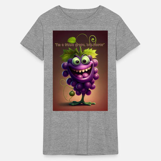 Cheerful Grape Caricature