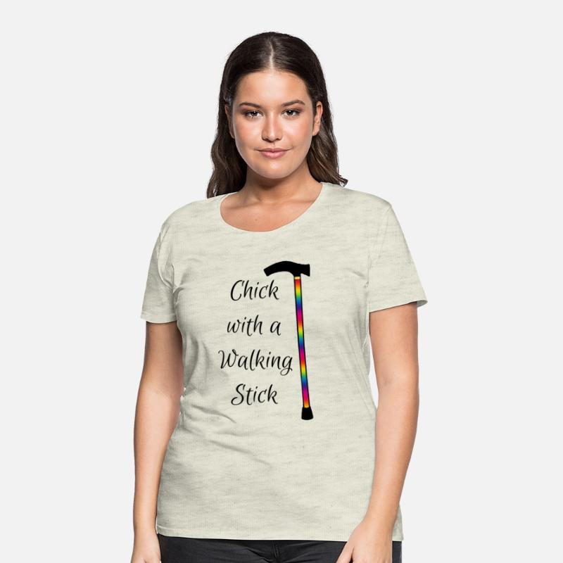 Chick With a Walking Stick - Rainbow