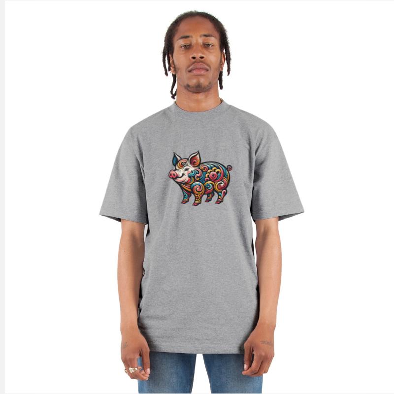 Chinese Zodiac Pig Elegant Graphic Design