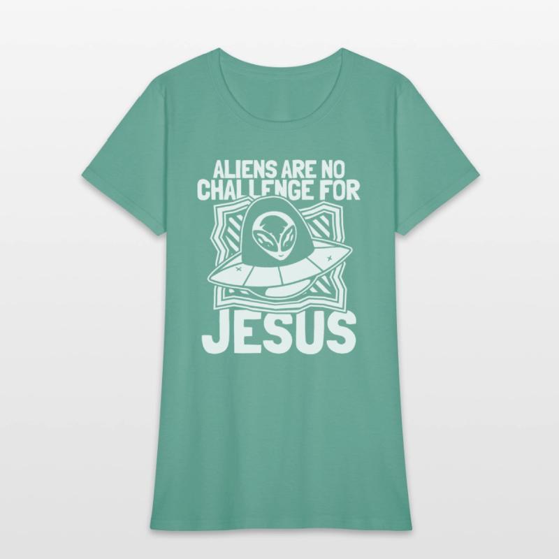 Christian Christianity Spaceship Alien Jesus