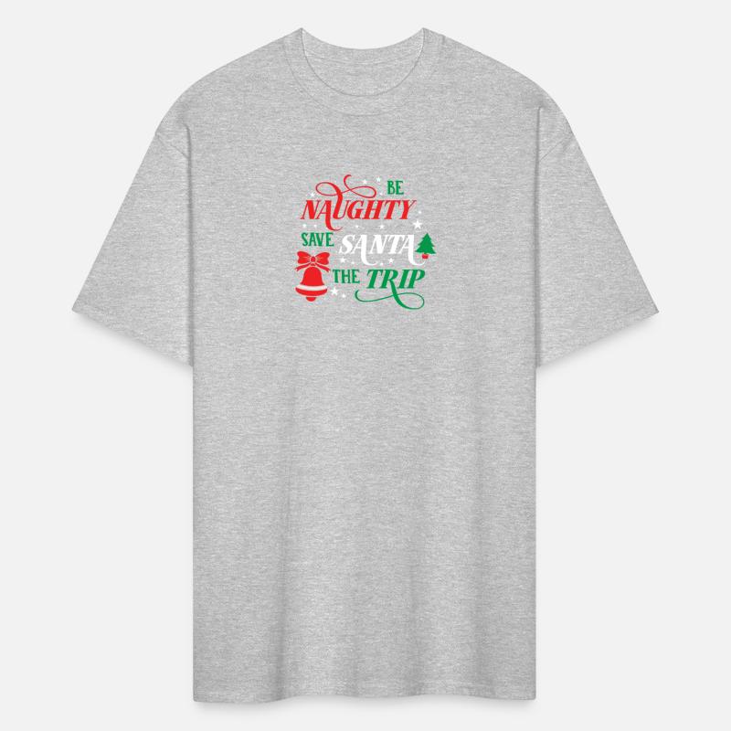 Christmas Clip Art Be Naughty Save Santa the Trip