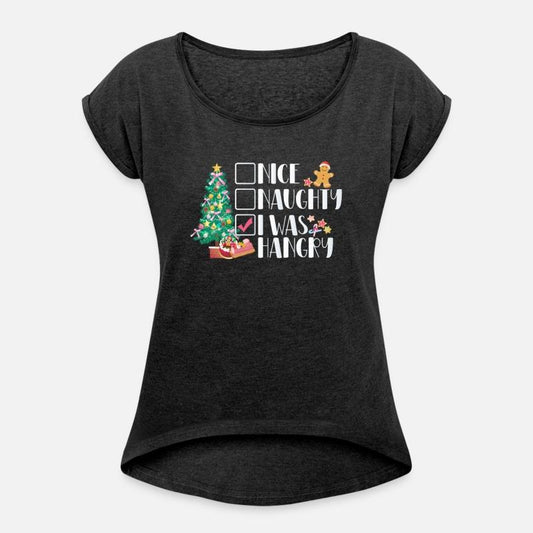 Christmas Nice Naughty I Was Hangry Santa Presents