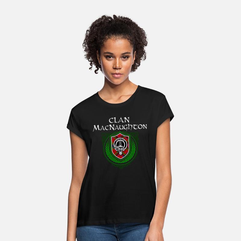 Clan MacNaughton Scottish Crest Badge and Tartan