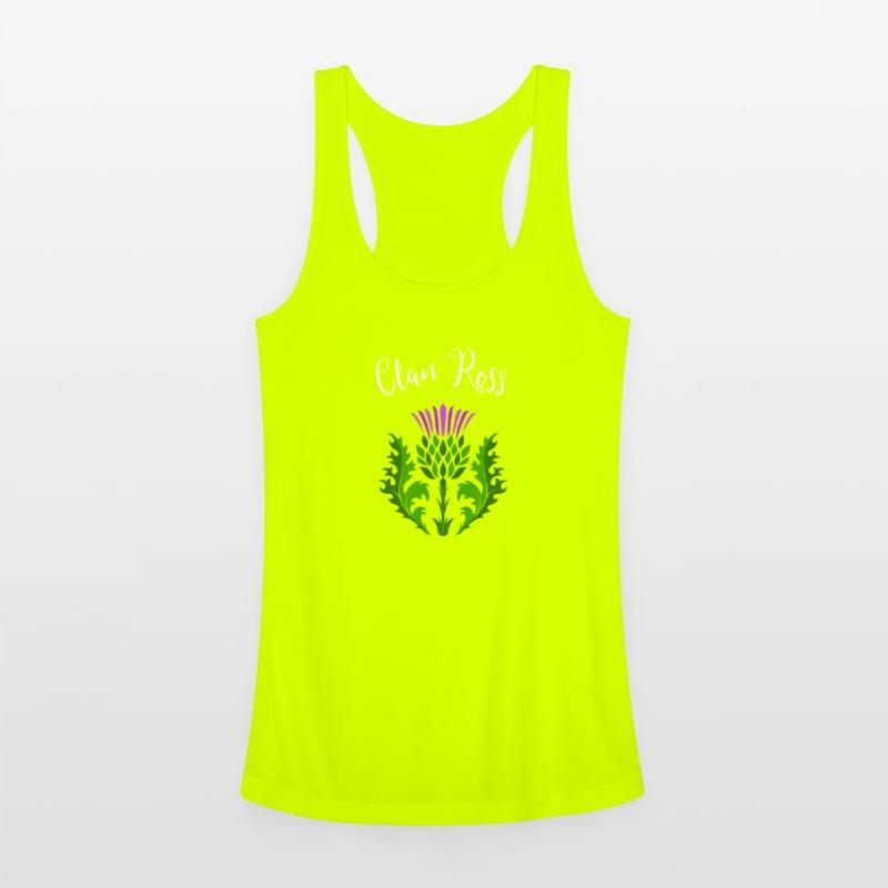 Clan Ross Surname Thistle Flower Scottish Clan