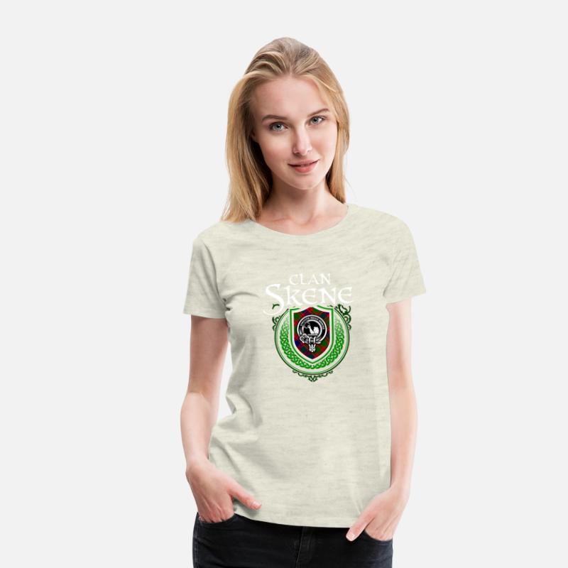 Clan Skene Scottish Crest Badge and Tartan