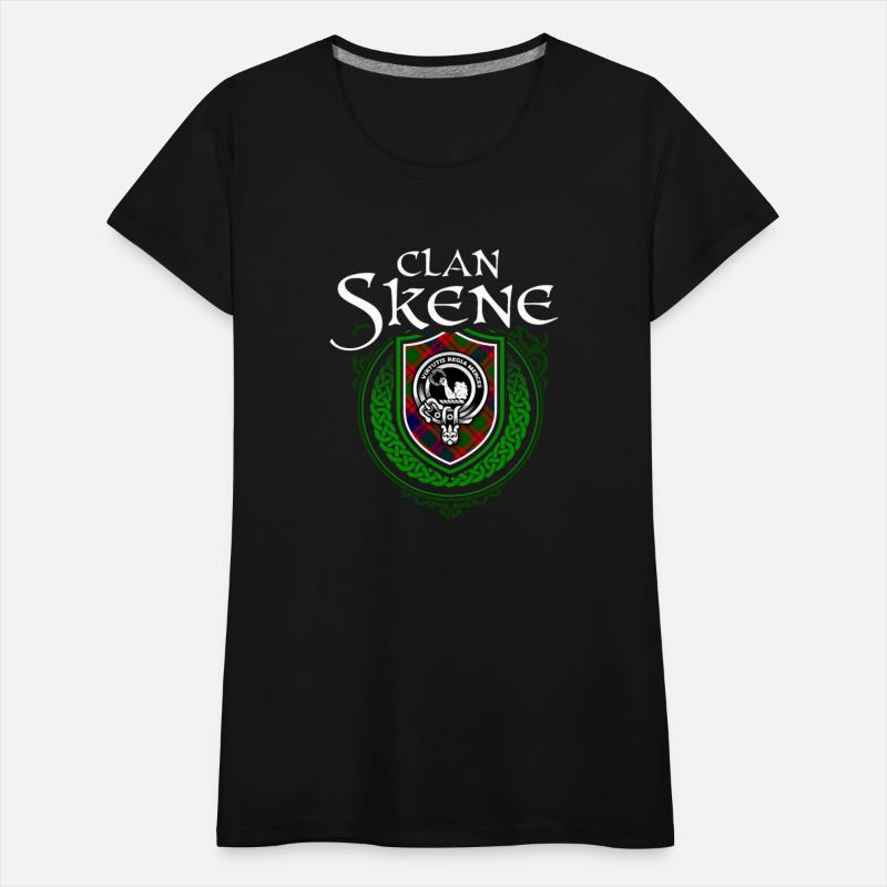 Clan Skene Scottish Crest Badge and Tartan