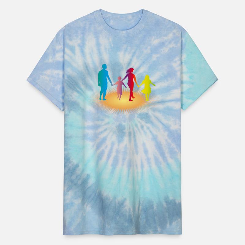 Colorful Family in the Sunlight