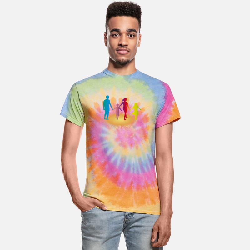 Colorful Family in the Sunlight