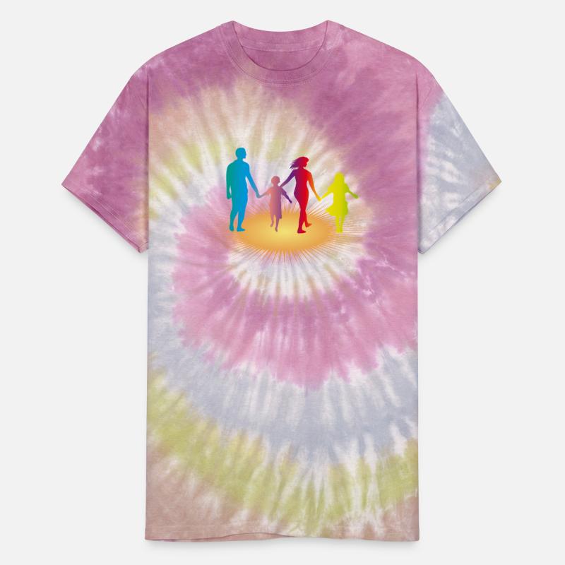 Colorful Family in the Sunlight