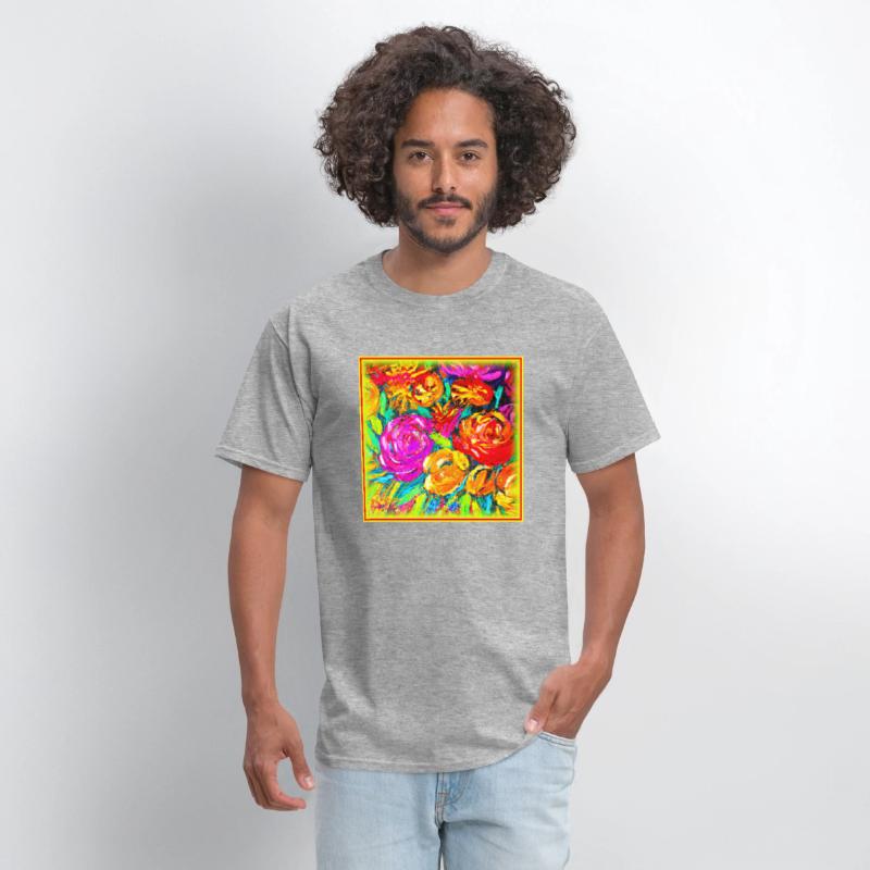 Colorful Flower Oil Painting. Buy Now