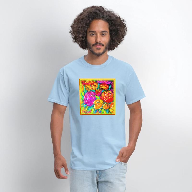 Colorful Flower Oil Painting. Buy Now