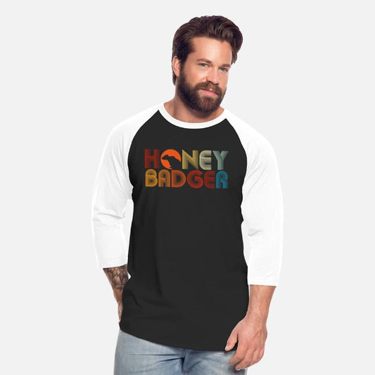 Colorful Honey Badger Retro