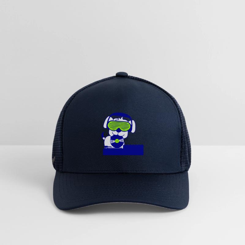 Cool DJ Dog Pet Animal Music Record Mixing Party