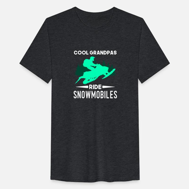 Cool Grandpas Ride Snowmobiles Winter Snowmobiling