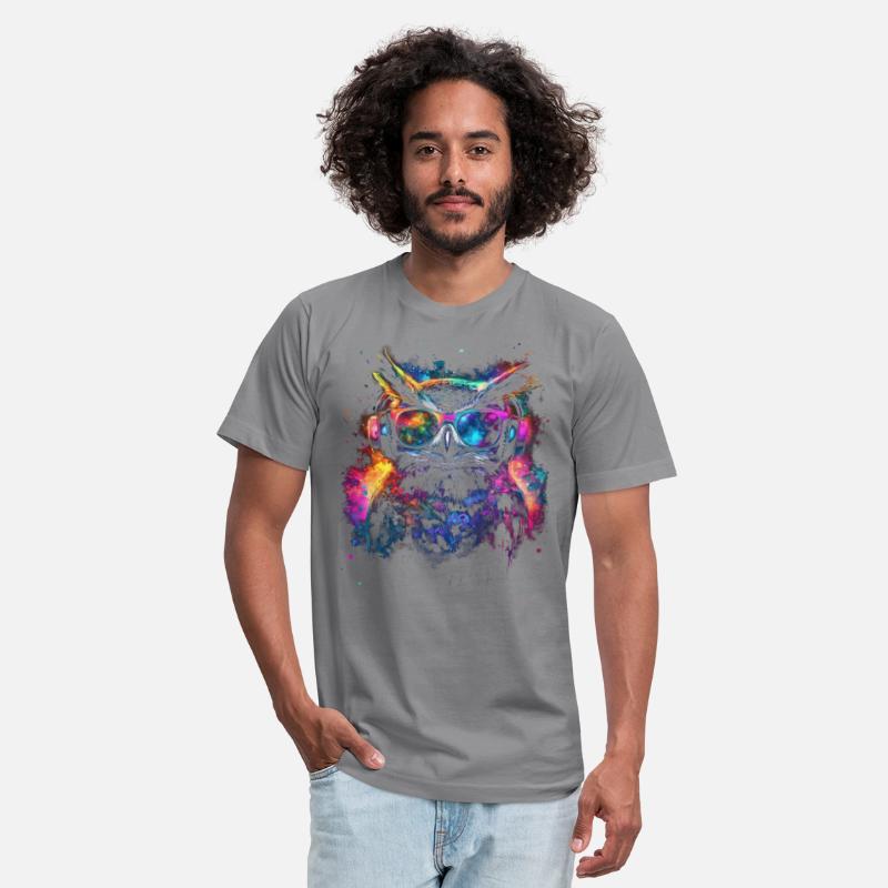 Cool Graphic Rave Music Techno Festival DJ Owl