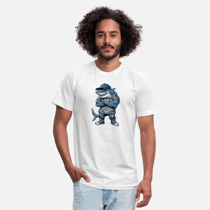 Cool Shark Graphic Unisex T-shirt Urban Shark King