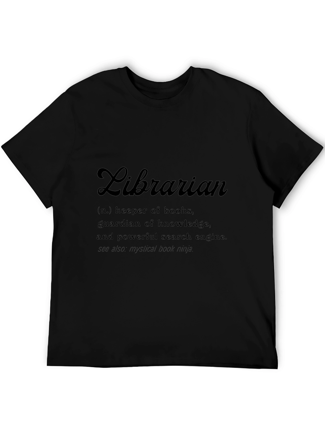 Librarian Definition T-Shirt - Book Lover Apparel
