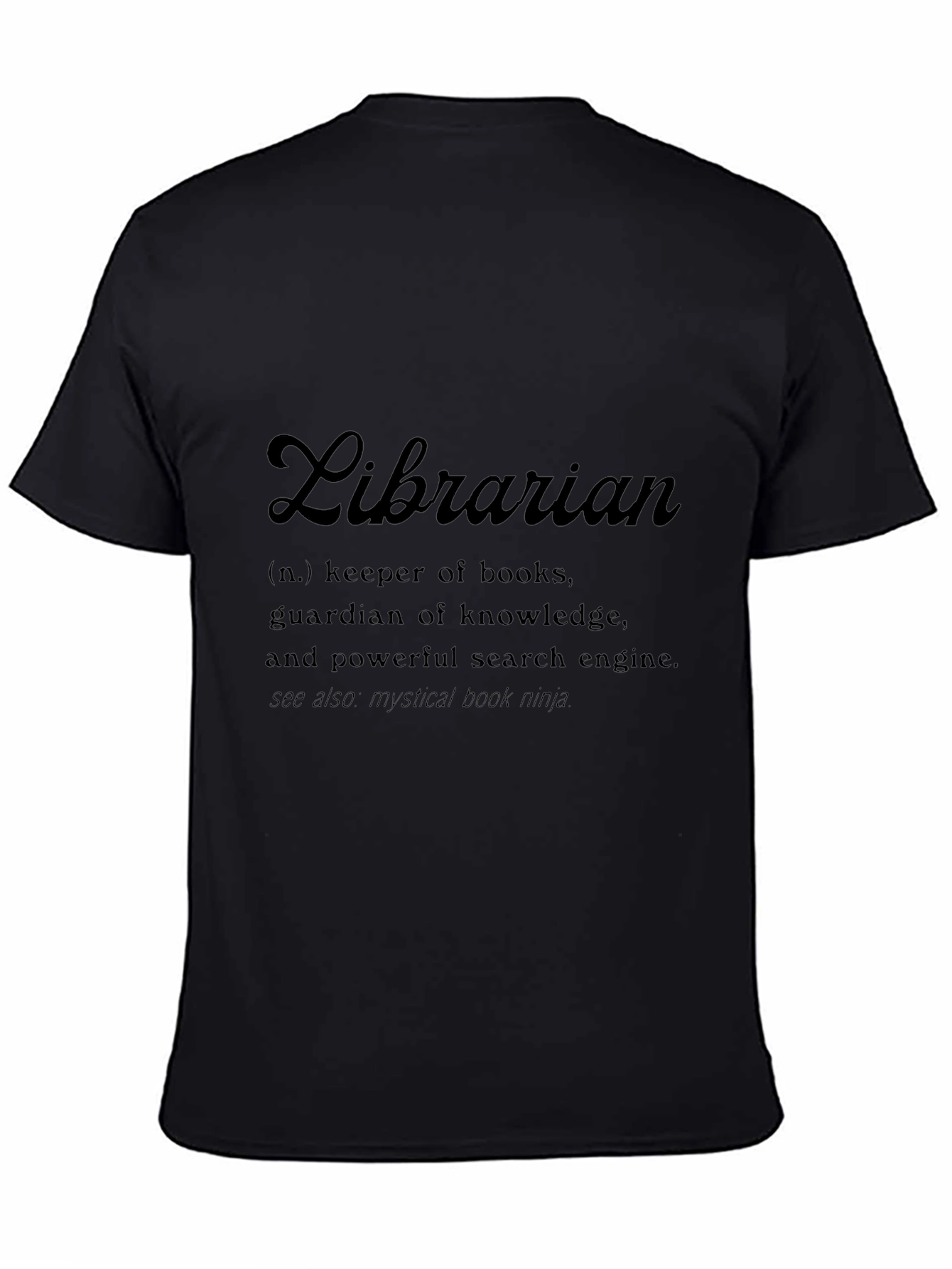 Librarian Definition T-Shirt - Book Lover Apparel