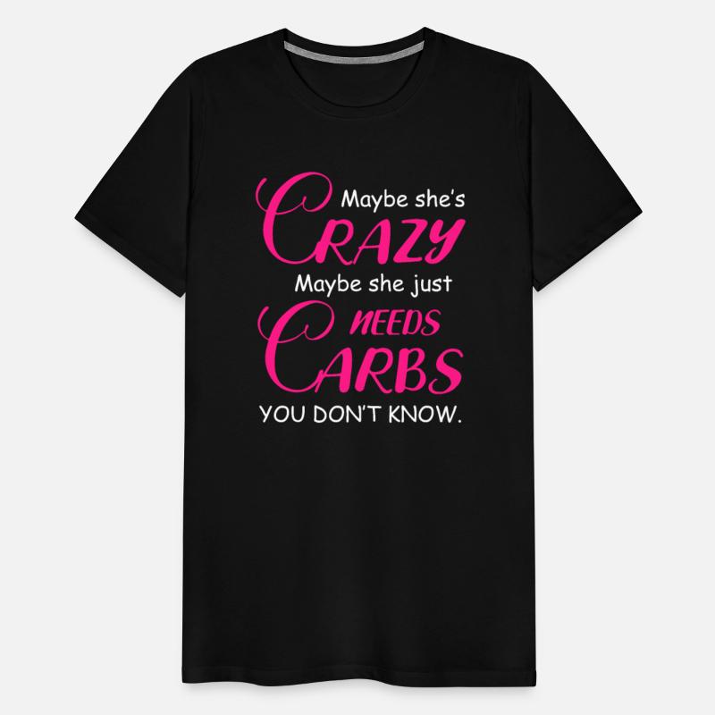 Crazy Needs Carbs Fitness Coach Gift