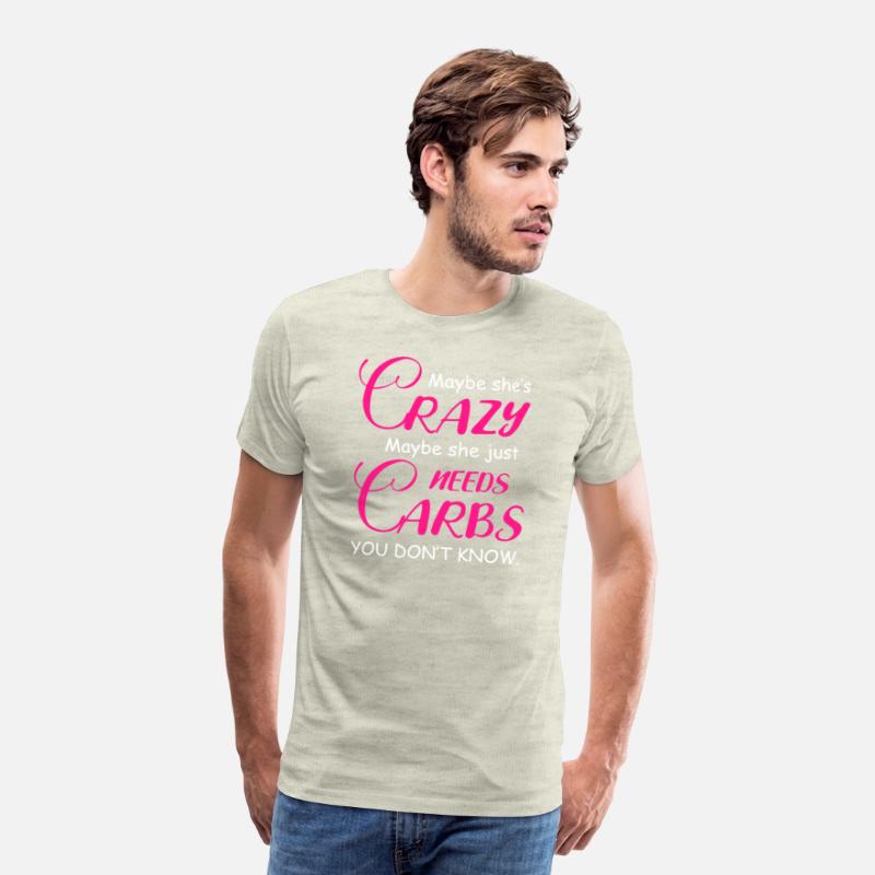 Crazy Needs Carbs Fitness Coach Gift