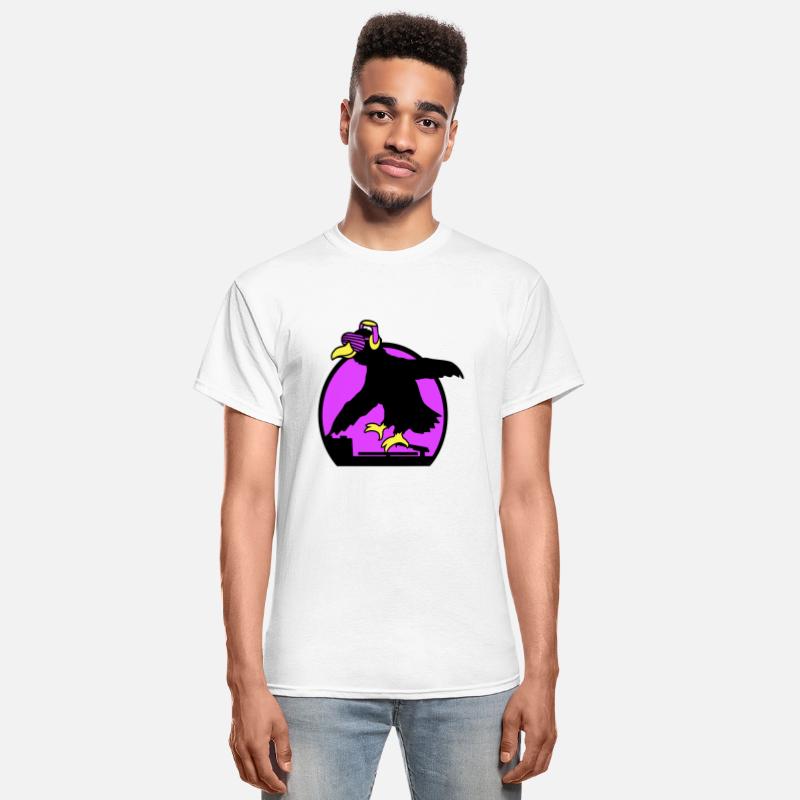 Crow DJ Club listening music sunglasses headphone