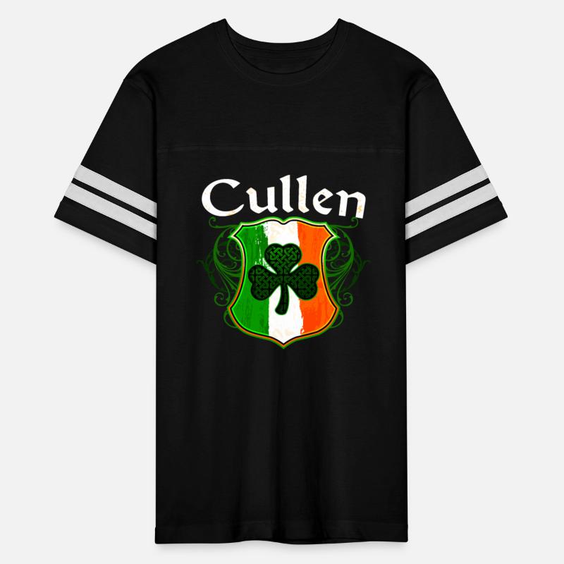 Cullen Irish Surname Ireland Flag Shield Shamrock