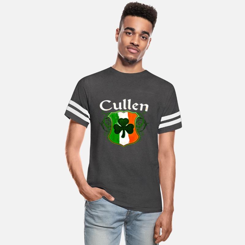 Cullen Irish Surname Ireland Flag Shield Shamrock