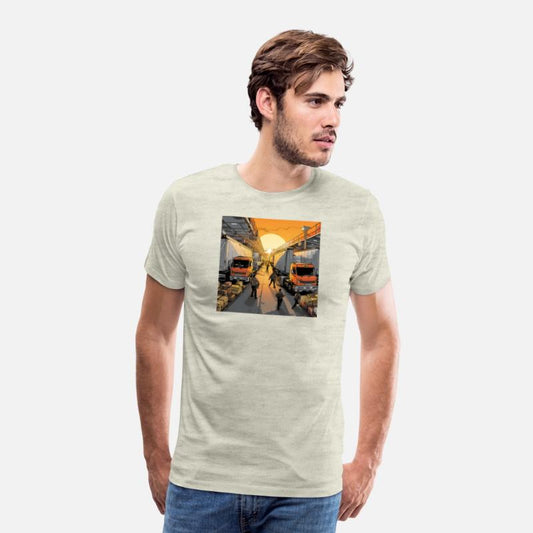 custom print supplychain comic drawing