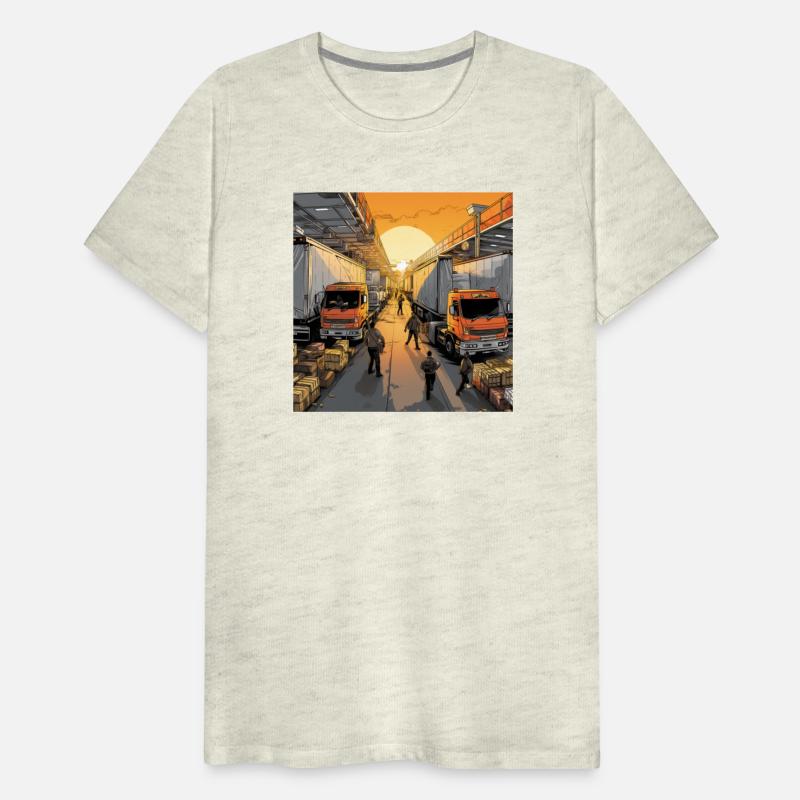 custom print supplychain comic drawing