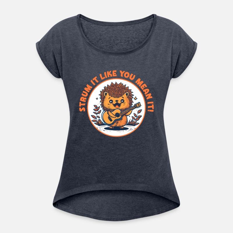 Cute Baby Hedgehog Rocking the Guitar!