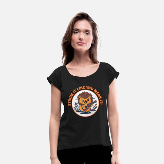 Cute Baby Hedgehog Rocking the Guitar!