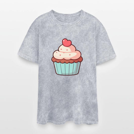 Cute Cupcake with Heart Topper