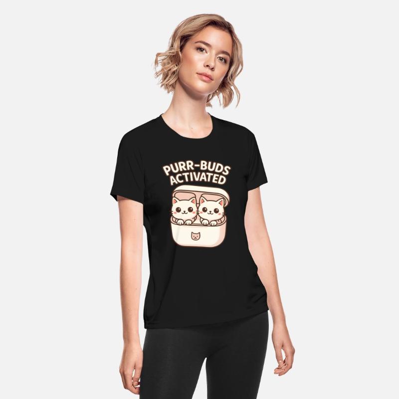 cute Kawaii Cat fun Earbuds Case Funny for Kids