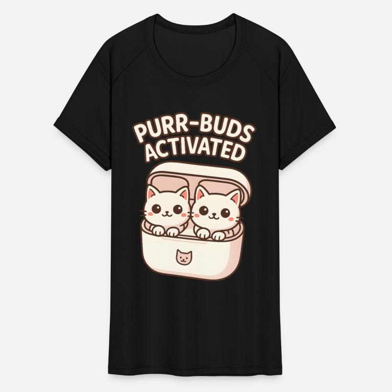 cute Kawaii Cat fun Earbuds Case Funny for Kids