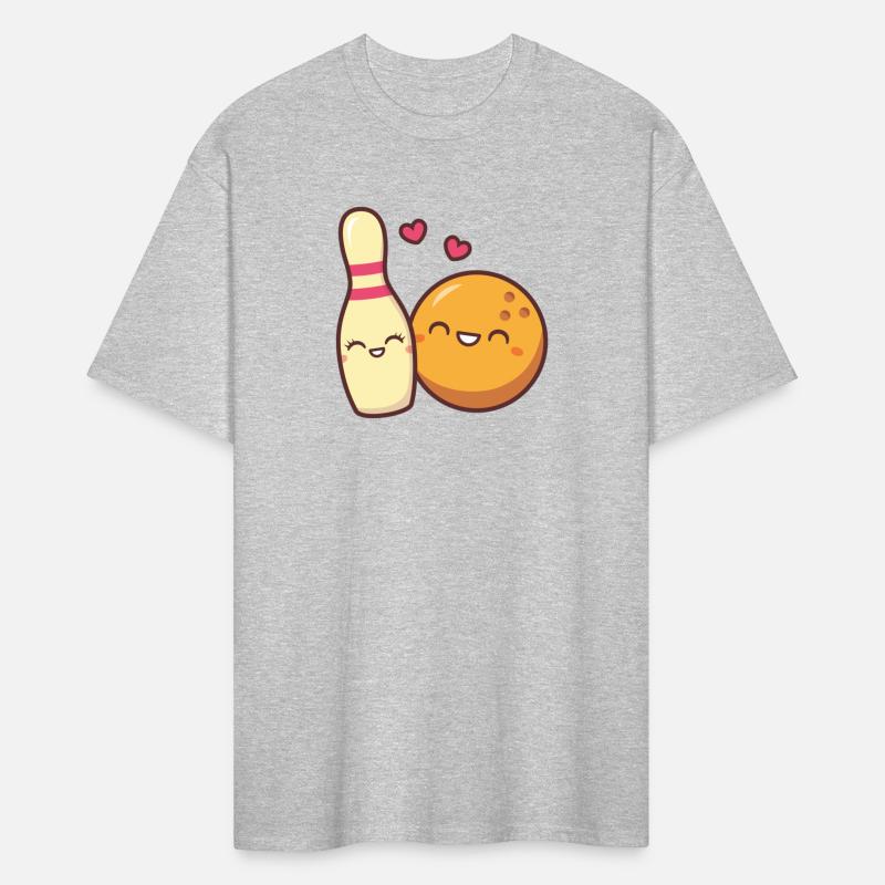 Cute Lovestruck Bowling Pin and Ball