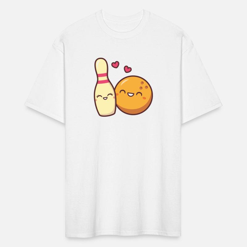 Cute Lovestruck Bowling Pin and Ball