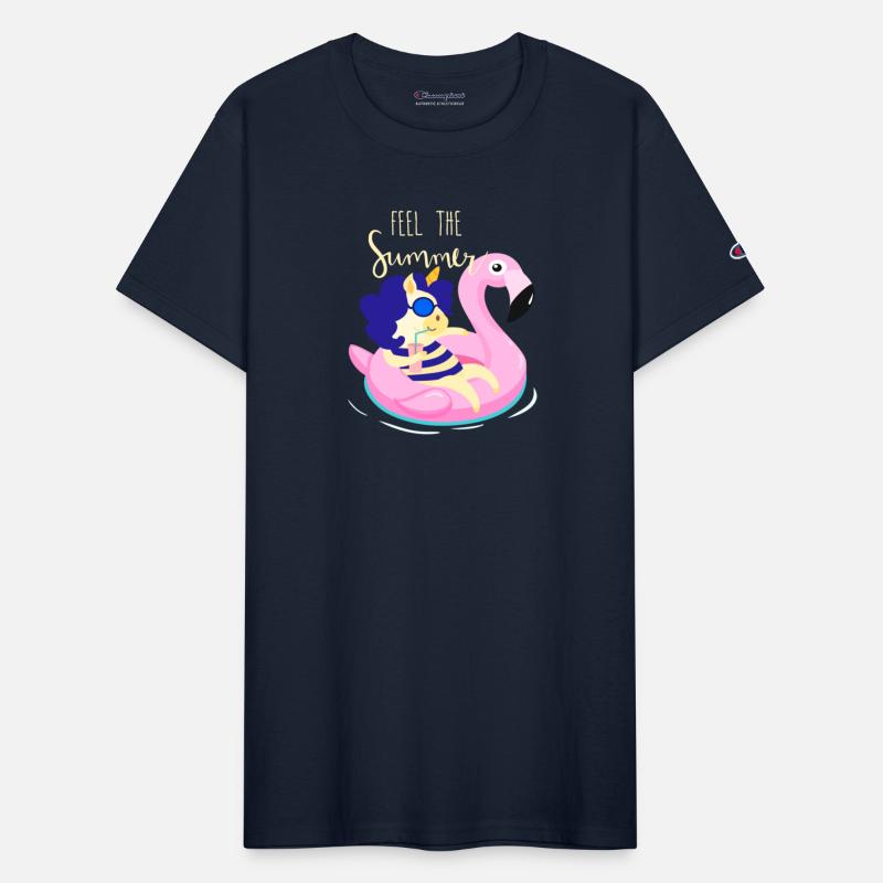 Cute Unicorn Relaxing In The Swimming Pool Design