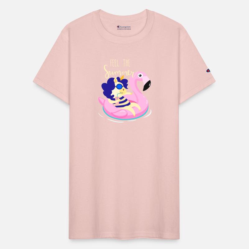 Cute Unicorn Relaxing In The Swimming Pool Design