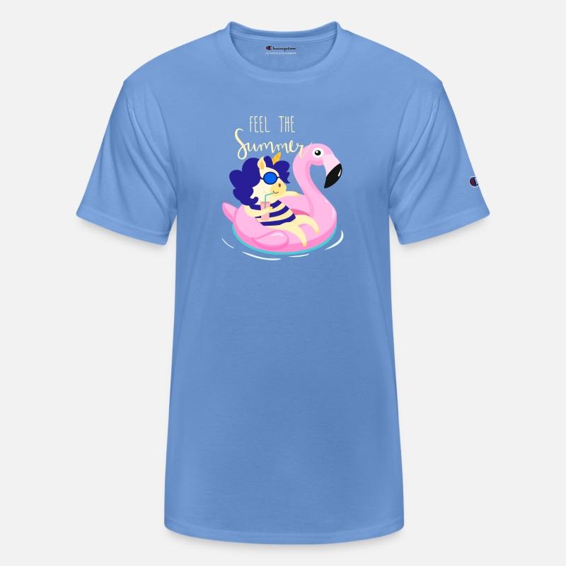 Cute Unicorn Relaxing In The Swimming Pool Design