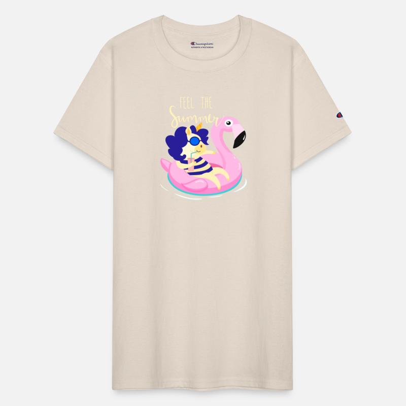 Cute Unicorn Relaxing In The Swimming Pool Design