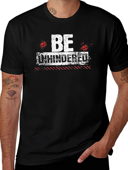 Be Unhindered Black Graphic T-Shirt